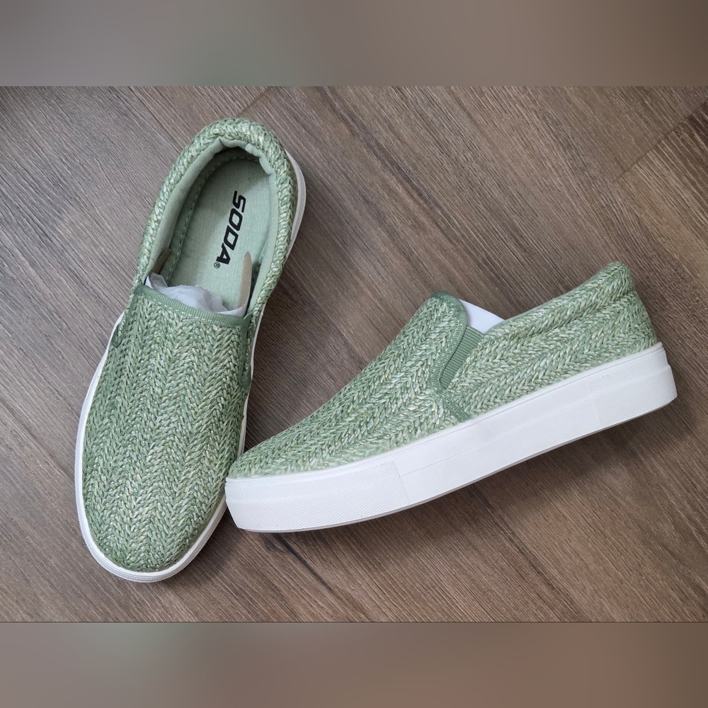 New Soda Slip On Sneakers. 8